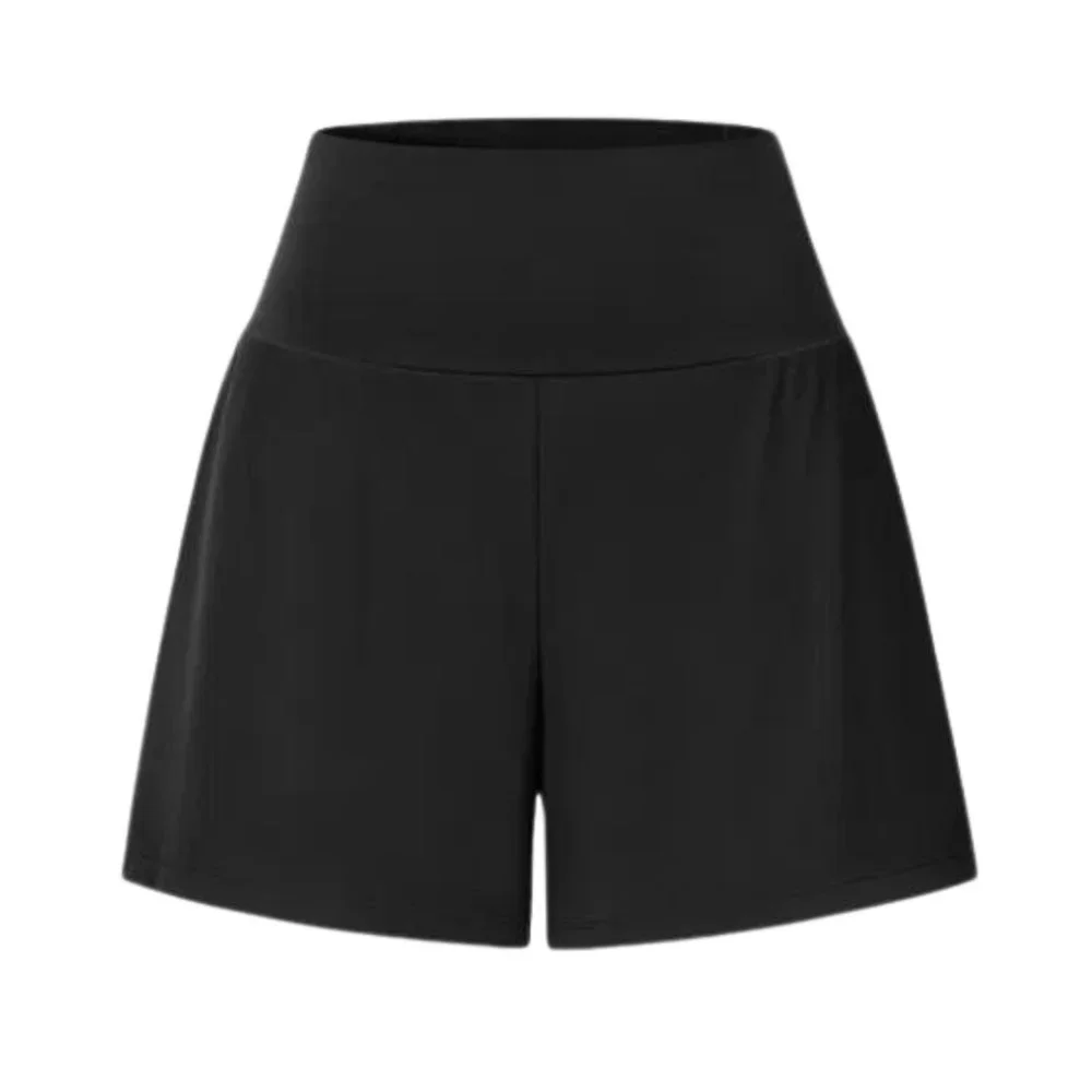 HALARA High Waist 2 In 1 Yoga Shorts Long Black Size Large & Extra Large NWT - Picture 4 of 9